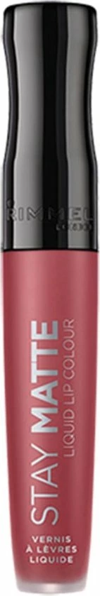 Rimmel London Stay Matte Liquid Lip Colour - Pink Blink - Mauve-Rose 5 Rimmel London Stay Matte Liquid Lip Colour - Pink Blink - Mauve-Rose - Afbeelding 3
