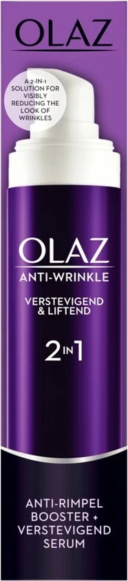 Olaz Anti-Wrinkle Verstevigend En Liftend 2-In-1 Anti-Rimpel Booster En Verstevigend Serum 50 Ml 5 Olaz Anti-Wrinkle Verstevigend En Liftend 2-In-1 Anti-Rimpel Booster En Verstevigend Serum 50 Ml - Afbeelding 3