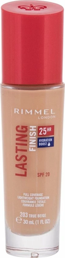 Rimmel London Lasting Finish Foundation - 203 True Beige 16 Rimmel London Lasting Finish Foundation - 203 True Beige - Afbeelding 14