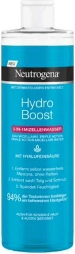 Neutrogena Micellair Water Hydra Boost 400 Ml 6 Neutrogena Micellair Water Hydra Boost 400 Ml - Afbeelding 4