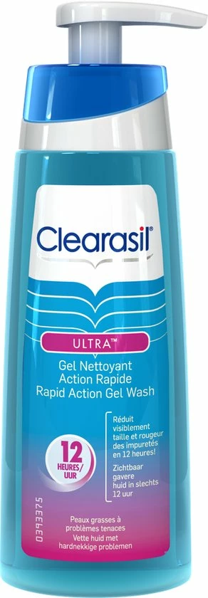 Clearasil Ultra Rapid Action Scrub Wash - Reinigingsgel - 200 Ml 4 Clearasil Ultra Rapid Action Scrub Wash - Reinigingsgel - 200 Ml - Afbeelding 2