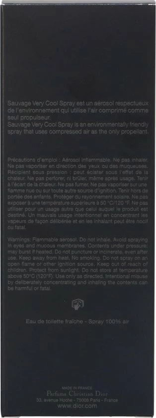 Dior Sauvage Very Cool Spray 100 Ml - Fresh Eau De Toilette - Herenparfum 14 Dior Sauvage Very Cool Spray 100 Ml - Fresh Eau De Toilette - Herenparfum - Afbeelding 12