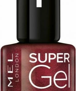 Rimmel London SuperGel Nagellak - 044 Rock N Sparkle - Rood