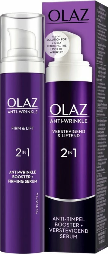 Olaz Anti-Wrinkle Verstevigend En Liftend 2-In-1 Anti-Rimpel Booster En Verstevigend Serum 50 Ml 7 Olaz Anti-Wrinkle Verstevigend En Liftend 2-In-1 Anti-Rimpel Booster En Verstevigend Serum 50 Ml - Afbeelding 5
