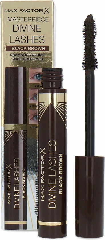 Max Factor Divine Lashes Mascara - 002 Black Brown 6 Max Factor Divine Lashes Mascara - 002 Black Brown - Afbeelding 4