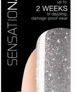 SensatioNail Gel Polish Silver Glitter - Gel Nagellak - Zilver