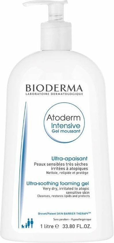 Bioderma Atoderm Intensive Schuimende Gel 1l 3 Bioderma Atoderm Intensive Schuimende Gel 1l