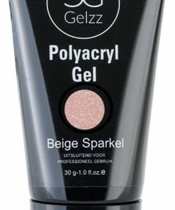 PolyGel Gelzz Beige Sparkel (30 Gram)