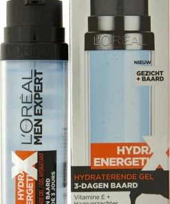 L’Oréal Paris Men Expert L’Oréal Men Expert Hydra Energetic Gezichtsgel - 50 Ml - 3 Dagen Baard -Chanel Shop 433x840 2
