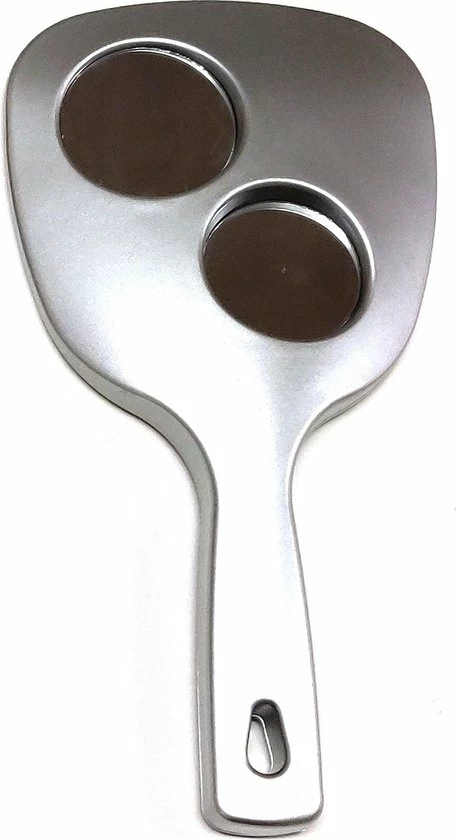 Rojafit Handspiegel Trio - Spiegel 13,5 Cm - 1X 3X & 5X Vergrotend - Zilver - Afmeting: 25 X 13,3 Cm. 5 Rojafit Handspiegel Trio - Spiegel 13,5 Cm - 1X 3X & 5X Vergrotend - Zilver - Afmeting: 25 X 13,3 Cm. - Afbeelding 3