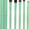 5-delige Make-up Kwasten/Brush Set + Koker - Groen | Fashion Favorite -Chanel Shop 482x840 1