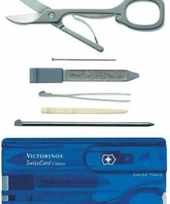 Victorinox SwissCard Classic - Make-up- & Manicurekoffer- Zwart Transparant ABS - 10 Delig -Chanel Shop 493x840 3