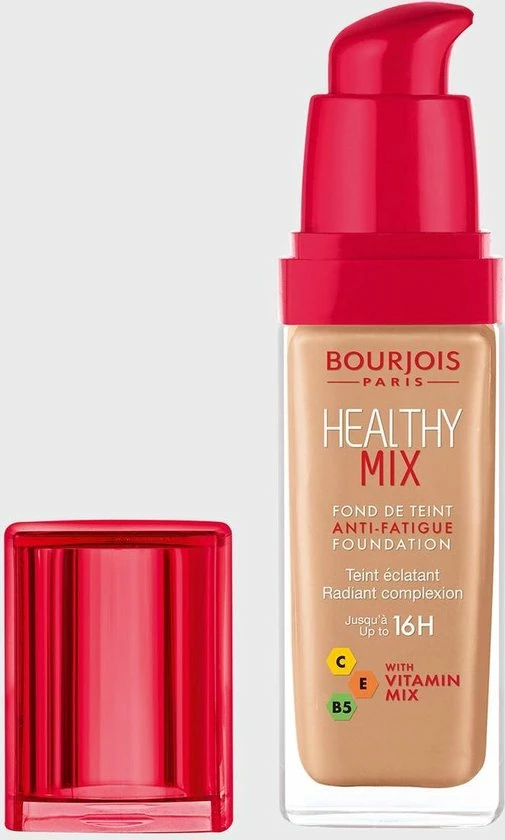 Bourjois Healthy Mix Foundation - 55 Dark Beige 7 Bourjois Healthy Mix Foundation - 55 Dark Beige - Afbeelding 5