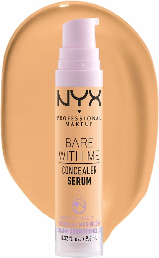 NYX Professional Makeup Bare With Me Concealer Serum - BWMCCS05 Golden - Concealer - 9,6ml 6 NYX Professional Makeup Bare With Me Concealer Serum - BWMCCS05 Golden - Concealer - 9,6ml - Afbeelding 4