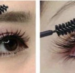 Merkloos Wimperborstel 50 Stuks Voor Wimper Extensions - Make-up - Mascara - Wimper Borsteltjes - Wenkbrauw Borsteltje - Oog Borstel - Zwart -Chanel Shop 550x240