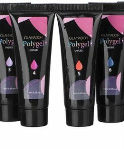 GLAMADOR Nepnagels - Polygel Set - 8 Kleuren - Nagels Set - Polygel Starter Set - Nagelverlenging Gel Kit - Voor Beginners - Voor DIY Salon Art Nagels -Chanel Shop 550x311