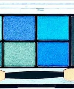 D'Donna - Color Palette Oogschaduw - Planet Azul - Blauw/Zwart - 1 Doosje Met Applicator En Spiegeltje