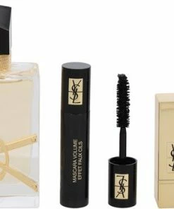 Yves Saint Laurent Libre Giftset - 50 Ml Eau De Parfum Spray + Mascara Volume Effet Faux Cils 2 Ml + Rouge Pur Couture Lippenstift 70 Le Nu 1,3 G - Cadeauset Voor Dames