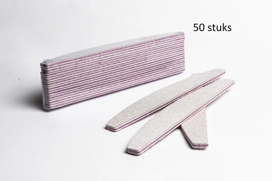 Merkloos 50 Stuks - Professionele EVA Nagelvijlen | 100/180 Grit Met Witte Kern | Professionele Nagelvijl Set Van 50 Stuks Voor Acryl En Gelnagels | Manicure En Nagelverzorging 3 Merkloos 50 Stuks - Professionele EVA Nagelvijlen | 100/180 Grit Met Witte Kern | Professionele Nagelvijl Set Van 50 Stuks Voor Acryl En Gelnagels | Manicure En Nagelverzorging