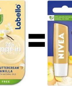 Nivea Labello Nivea - Labello Vanilla & Buttercream Lippenbalsem - 5.5 Ml - Labello Lipbalsem -Chanel Shop 550x366