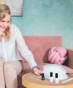 Miss Jules - 6-Delige Gellak Starterspakket - Nagellak - Kleur Grijs, Roze & Glitter - Glanzend & Dekkend Resultaat -Chanel Shop 550x366 3