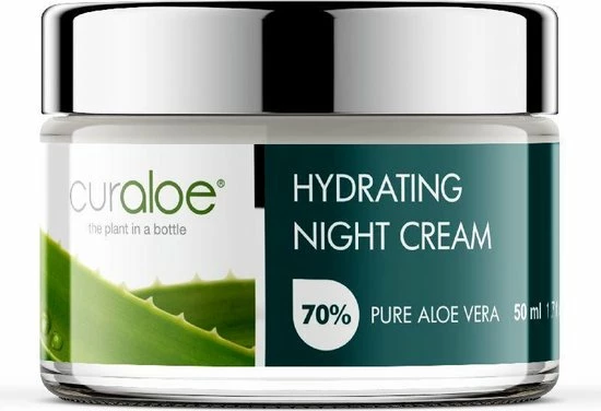 Curaloe? Curaloe Nachtcreme 50 Ml Met Alo Vera, Afrikaanse Shea Butter, Grape Seed Oil En Vitamine E 6 Curaloe? Curaloe Nachtcreme 50 Ml Met Alo Vera, Afrikaanse Shea Butter, Grape Seed Oil En Vitamine E - Afbeelding 4