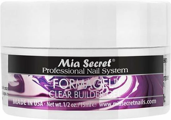 Mia Secret Formagel Transparant (Buildergel) 15ml. 3 Mia Secret Formagel Transparant (Buildergel) 15ml.