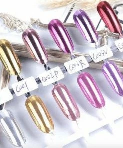 GUAP?? GUAP - Holografische Glitter Poeder Set Inclusief Top Coat - Roze Zilver Goud - Nail Art & Nagel Decoratie -Chanel Shop 550x389 2
