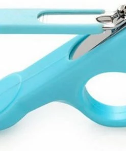 Merkloos 2 Delige Baby Manicure Set - Veiligheidsschaartje - Mini Nagel Knipper - Blauw -Chanel Shop 550x421 3