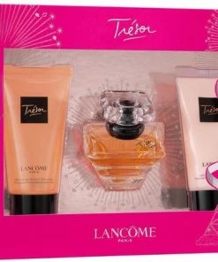 Lancôme Trésor Geschenkset - 30 Ml Eau De Parfum Spray + 50 Ml Bodylotion + 50 Ml Showergel - Damesparfum