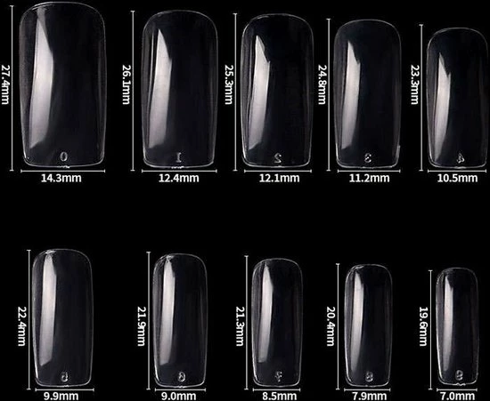 Joyage Nagel Tips Transparant - 500 Stuks - French Full Cover Clear - Nepnagel Tips - Nagel Tips Transparant Nageltips Voor Gelnagels Nagel Tips Acryl Transparante Nageltips Transparante Nagels Fake Nails Clear - Kunstnagels - Nepnagels 4 Joyage Nagel Tips Transparant - 500 Stuks - French Full Cover Clear - Nepnagel Tips - Nagel Tips Transparant Nageltips Voor Gelnagels Nagel Tips Acryl Transparante Nageltips Transparante Nagels Fake Nails Clear - Kunstnagels - Nepnagels - Afbeelding 2