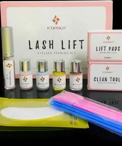 Lashlift Set - 55 Delige - Iconsign Upgraded Wimper Lifting Set - Uitgebreide Versie + Extra 10 Eyepads(5 Paar). ▪ 10 Wimperborsteltjes ▪ 10 Microbrushes- Lash Lift Set – Professionele Wimperlifting Set - Lash Lift - Lash Kit - Wimperserum -Chanel Shop 550x452 1