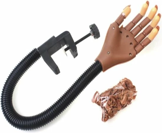 Merkloos Nailtrainer – Nail Practice Hand – Oefenhand Nagelstyliste (incl. 100 Oefen Nagels!) 4 Merkloos Nailtrainer – Nail Practice Hand – Oefenhand Nagelstyliste (incl. 100 Oefen Nagels!) - Afbeelding 2