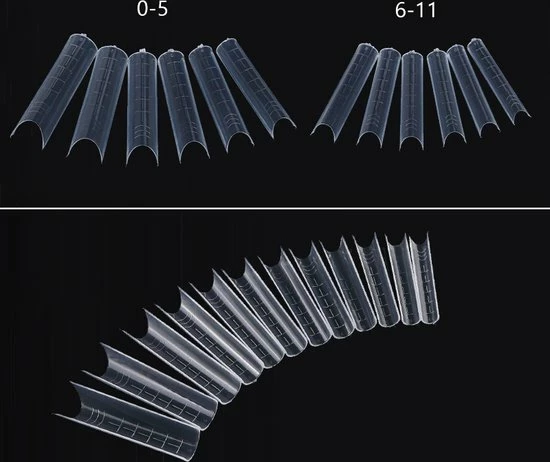 Royala Mold07 Dual System Forms - Mold - 120 Stuks - 12 Maten In Handige Tipbox - Polygel Tips - Voor Polygel En Acrylgel - Mix System Forms - Tips Voor Polygel - Royala Dual Mold Tips Line 9 Royala Mold07 Dual System Forms - Mold - 120 Stuks - 12 Maten In Handige Tipbox - Polygel Tips - Voor Polygel En Acrylgel - Mix System Forms - Tips Voor Polygel - Royala Dual Mold Tips Line - Afbeelding 7