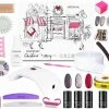 Mivida - NeoNail Starterkit - Starter Kit Met Lamp - Kerst Editie - Beginnersset - 21 Delig - Incl 3 Kleuren Gellak - Nagelset XL - Gellak - Gelnagels - Gelpolish - UV/LED Lamp - Nageldroger - Gellak Starterspakket -Chanel Shop 550x463