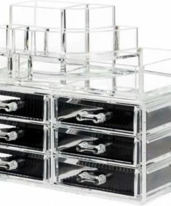 Make Up Organizer UNIQ Make-up Organizer Met 6 Lades SF-1158 (U340) - Cosmetica Opbergdoos - Transparant