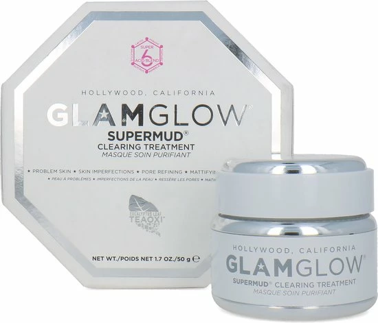 GlamGlow Supermud Clearing Treatment Masker - 50 Ml 3 GlamGlow Supermud Clearing Treatment Masker - 50 Ml