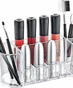 Box Up Make-Up Organizer Diamond Oval - Cosmetica Opberger - Transparant