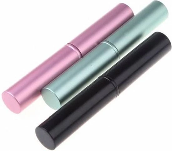 5-delige Make-up Kwasten/Brush Set + Koker - Groen | Fashion Favorite 5 5-delige Make-up Kwasten/Brush Set + Koker - Groen | Fashion Favorite - Afbeelding 3