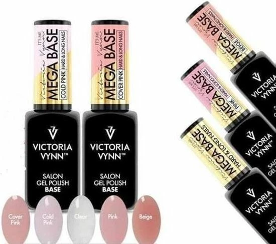 Rubber Base - Victoria Vynn™ Gel Polish Mega Base - Hard & Long Nails - COVER PINK 8 Ml. - Dekkende Roze Kleur 5 Rubber Base - Victoria Vynn™ Gel Polish Mega Base - Hard & Long Nails - COVER PINK 8 Ml. - Dekkende Roze Kleur - Afbeelding 3