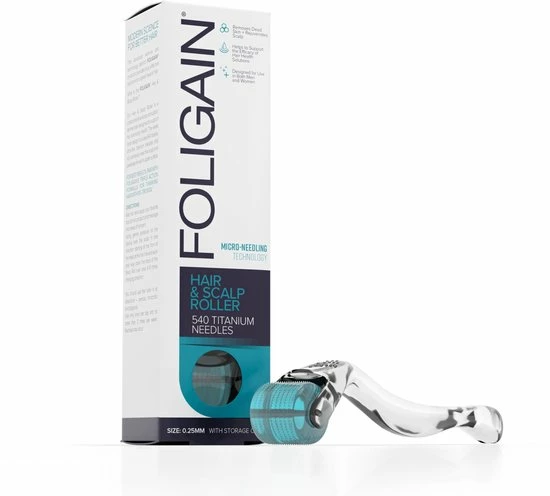 FOLIGAIN – Dermaroller Met 540 Titanium Naaldjes (0,25 Mm) 3 FOLIGAIN – Dermaroller Met 540 Titanium Naaldjes (0,25 Mm)