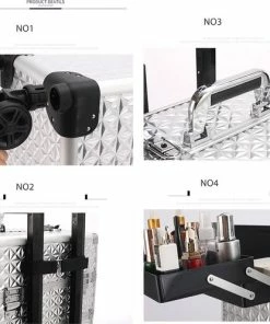 Guardian Beauty Kapper Koffer Zilver | Nagel | Visagist | Make-up | Cosmetica | Schminken | Trolley Stevig En Gemaakt Van Aluminium | 3 Delig | 8 Wielen | Bedekt Met Mooie Diamantjes 14 Guardian Beauty Kapper Koffer Zilver | Nagel | Visagist | Make-up | Cosmetica | Schminken | Trolley Stevig En Gemaakt Van Aluminium | 3 Delig | 8 Wielen | Bedekt Met Mooie Diamantjes -Chanel Shop 550x497 8