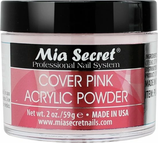 Mia Secret Cover Acryl Poeder Pink 60ml. 3 Mia Secret Cover Acryl Poeder Pink 60ml.