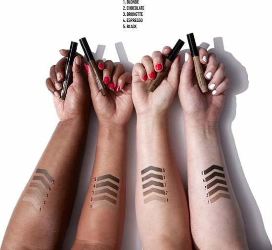 NYX Professional Makeup Tinted Brow Mascara - Brunette TBM03 - Wenkbrauw Mascara - 6,2 Gr 6 NYX Professional Makeup Tinted Brow Mascara - Brunette TBM03 - Wenkbrauw Mascara - 6,2 Gr - Afbeelding 4