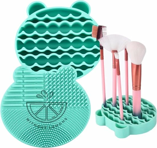Without Lemons Mint Groen Make-up Cleaning Mat Houder | Make-up Kwasten Reiniger Houder | Make-up Houder |Kwastenreiniger |Cleaner Mat |Reinigen |Musthave |Vrouwen |Cadeau | Make-up |Beauty |makeup Borstel Reinigen |Holder 3 Without Lemons Mint Groen Make-up Cleaning Mat Houder | Make-up Kwasten Reiniger Houder | Make-up Houder |Kwastenreiniger |Cleaner Mat |Reinigen |Musthave |Vrouwen |Cadeau | Make-up |Beauty |makeup Borstel Reinigen |Holder