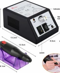 Ayitoo Elektrische Nagelvijl - Manicure En Pedicure - Tool Machine - Professionele Nagelfrees Machine Set - Nagelfrees - Zwart -Chanel Shop 550x520 6