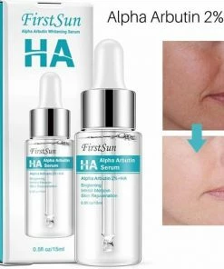 FIRST SUN ? First SUN - Alpha Arbutin 2 + Ha Serum - Hyperpigmentatie - Donkere Vlekjes - Huidproblemen - Dofheid - Hyperpigmentatie - Vlekjes - Oneffen Teint En Textuur