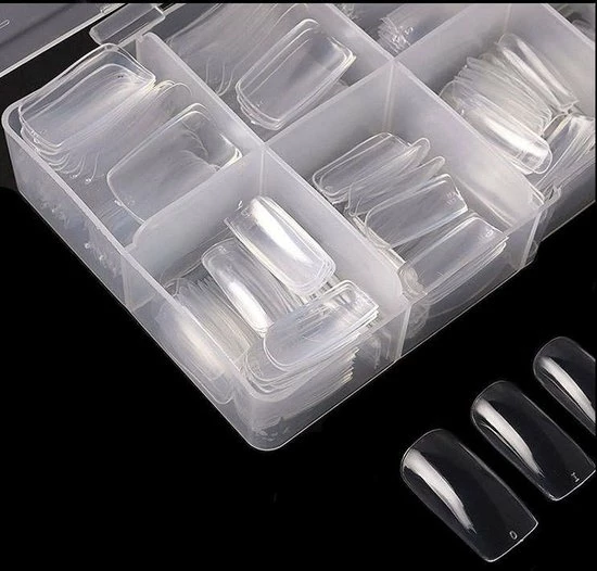 Joyage Nagel Tips Transparant - 500 Stuks - French Full Cover Clear - Nepnagel Tips - Nagel Tips Transparant Nageltips Voor Gelnagels Nagel Tips Acryl Transparante Nageltips Transparante Nagels Fake Nails Clear - Kunstnagels - Nepnagels 6 Joyage Nagel Tips Transparant - 500 Stuks - French Full Cover Clear - Nepnagel Tips - Nagel Tips Transparant Nageltips Voor Gelnagels Nagel Tips Acryl Transparante Nageltips Transparante Nagels Fake Nails Clear - Kunstnagels - Nepnagels - Afbeelding 4