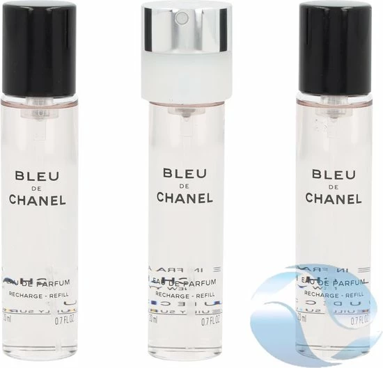 Chanel Bleu De Chanel Geschenkset - 3x Eau De Parfum Refill 6 Chanel Bleu De Chanel Geschenkset - 3x Eau De Parfum Refill - Afbeelding 4