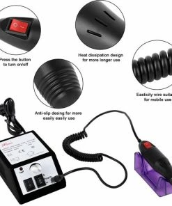 Ayitoo Elektrische Nagelvijl - Manicure En Pedicure - Tool Machine - Professionele Nagelfrees Machine Set - Nagelfrees - Zwart -Chanel Shop 550x532 7